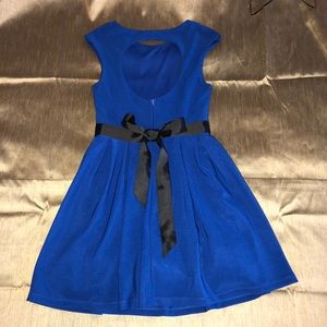 Blue cocktail dress